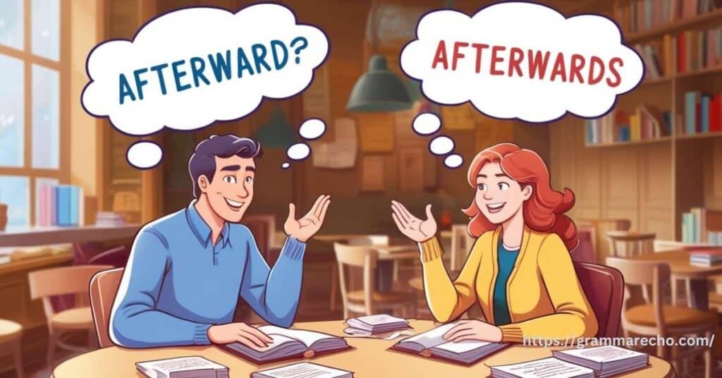 Afterward vs Afterwards