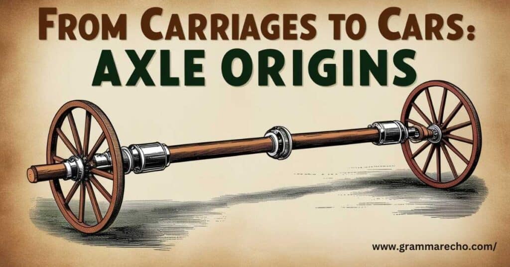 Origins of ‘Axle’ and ‘Axel’