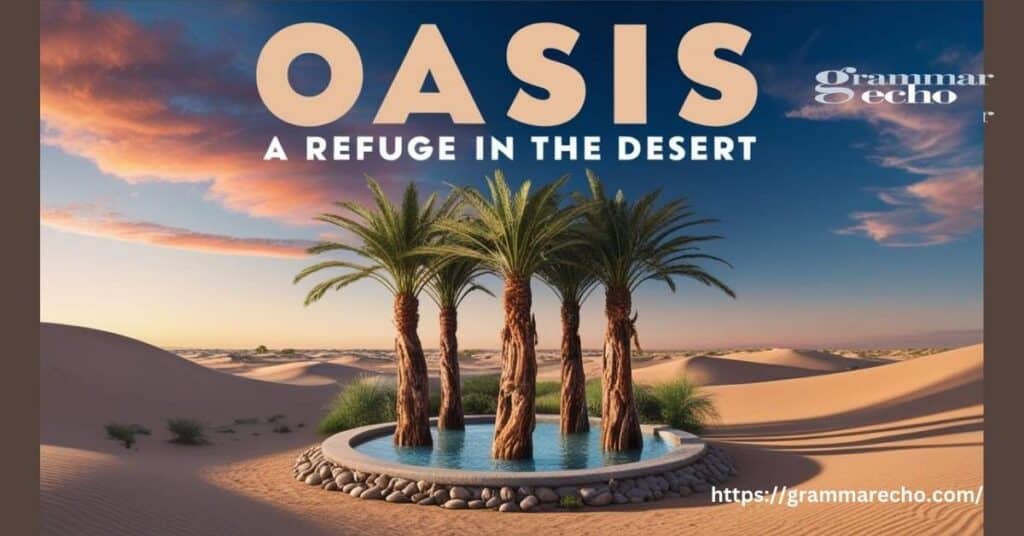 Plural of Oasis