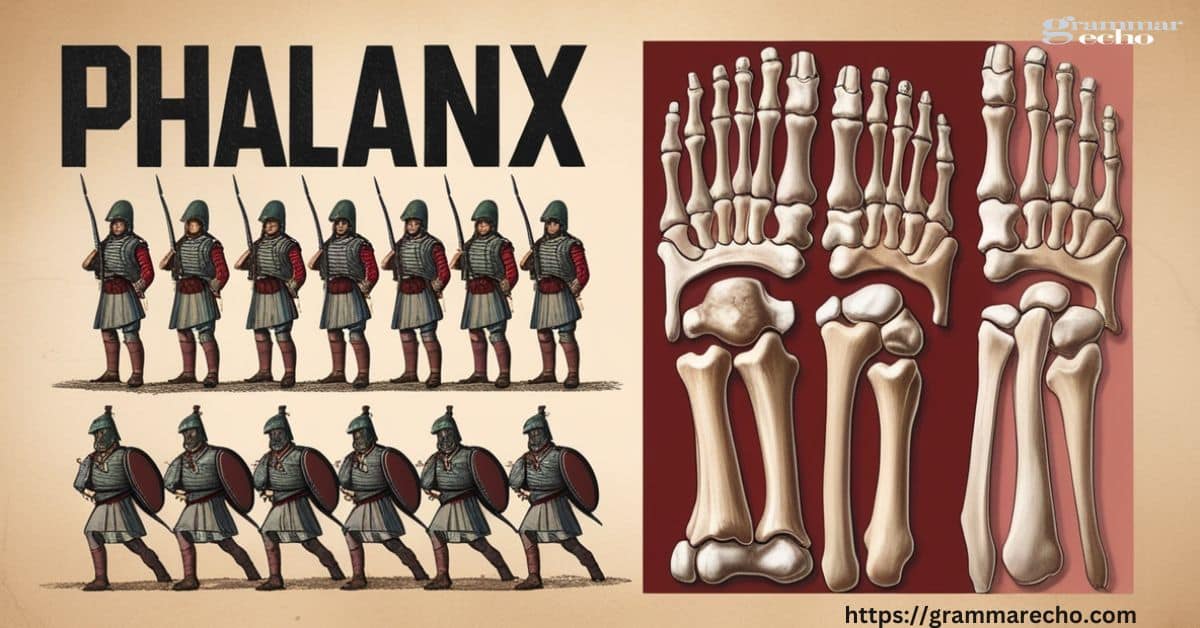 Plural of Phalanx