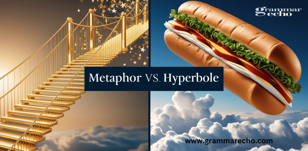 Hyperbole vs metaphor