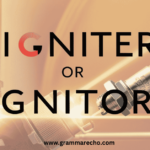 Igniter or Ignitor