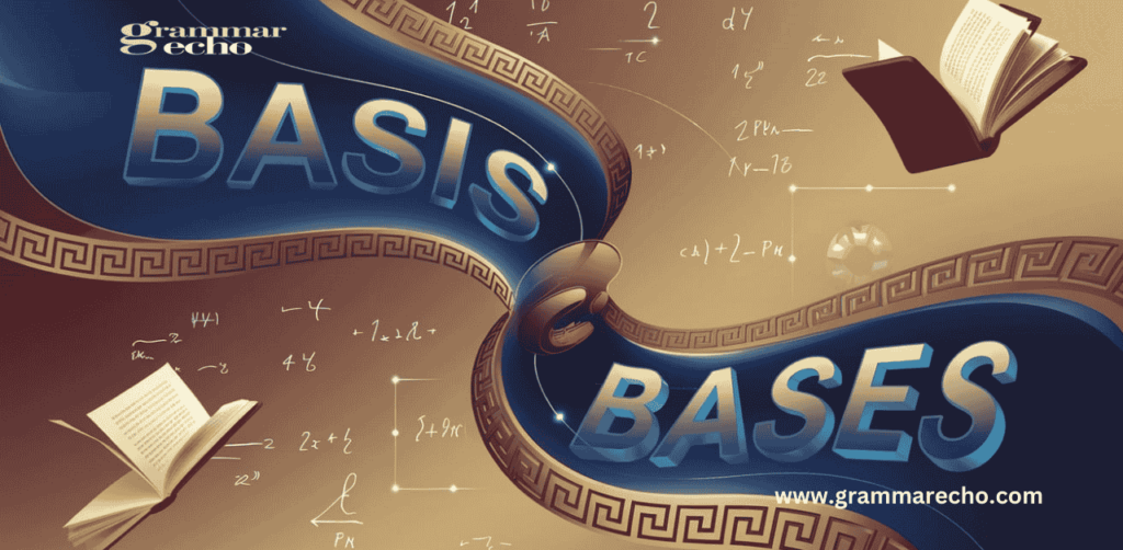 Plural of Basis