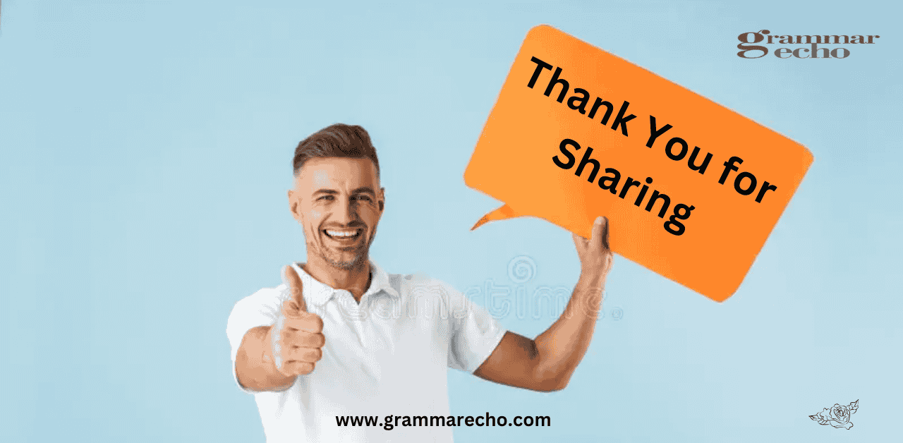 20 other ways to say thank you for sharing