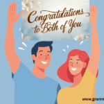 Congratulations to Both of You